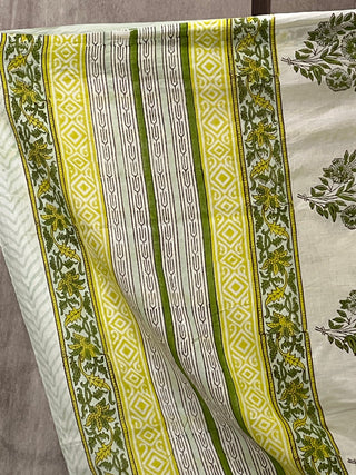 White HBP Cotton Saree - SRWCS1639