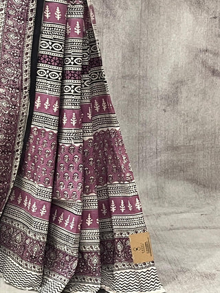 Cream HBP Cotton Saree - SRCCS1649