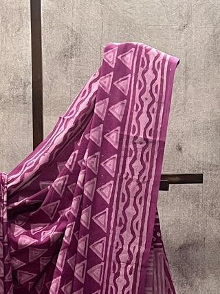 Pink HBP Cotton Saree - SRPCS1650