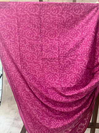 Pink HBP Cotton Saree - SRPCS1665