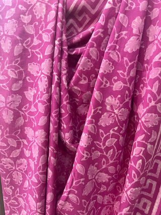 Pink HBP Cotton Saree - SRPCS1666