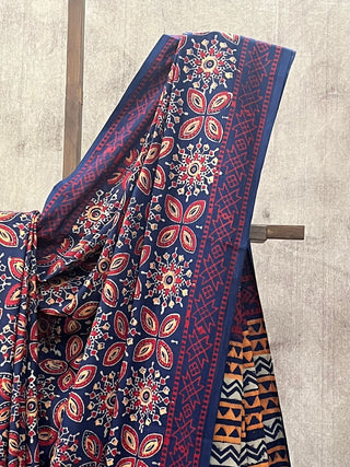 Blue HBP Cotton Saree - SRBCS1695