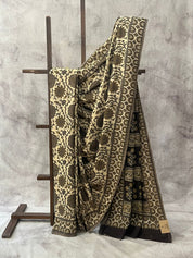 Beige HBP Cotton Saree - SRBCS1714