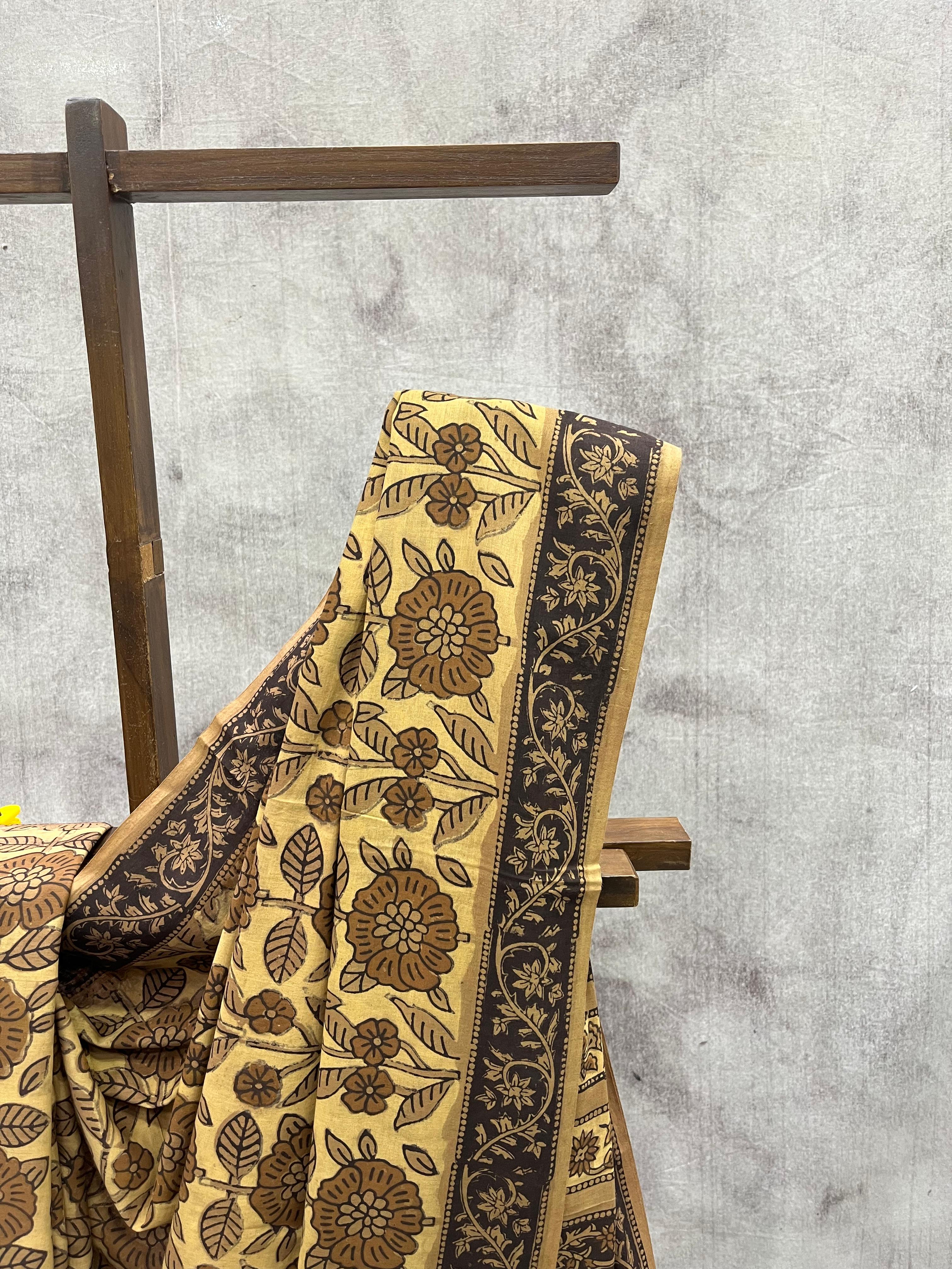 Beige HBP Cotton Saree - SRBCS1796