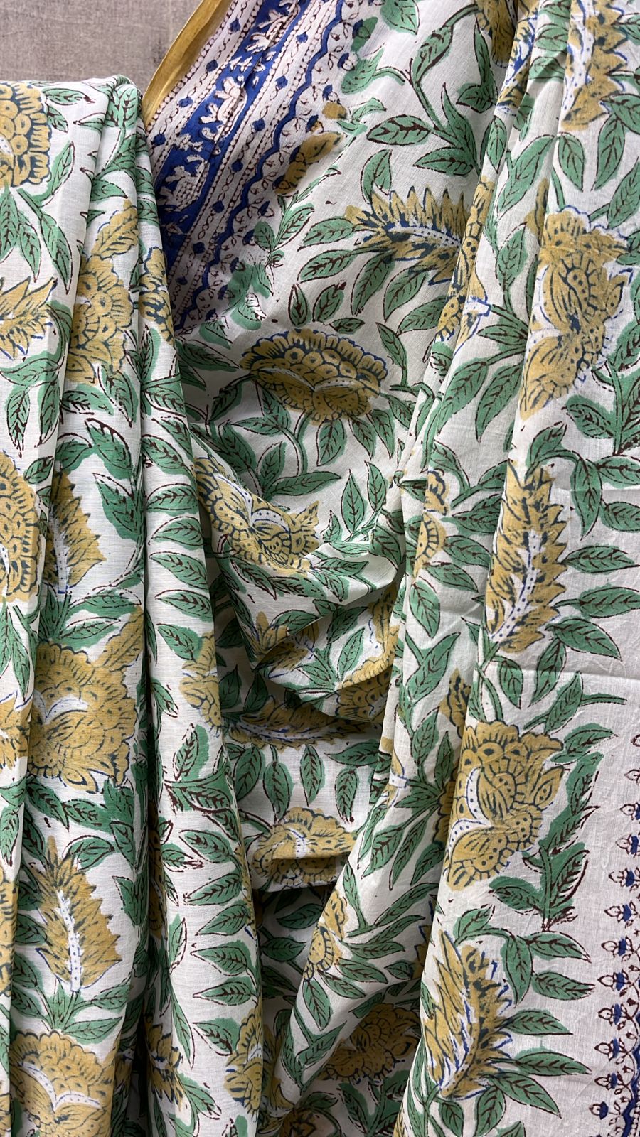 White HBP Cotton Saree-SRWCS2023