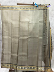 Grey Kanjeevaram Silk Saree - SRGKSS594