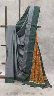 Gray Signature Khun Saree - SRGSKS42