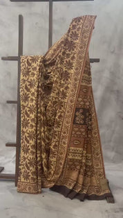Beige HBP Cotton Saree - SRBCS1797
