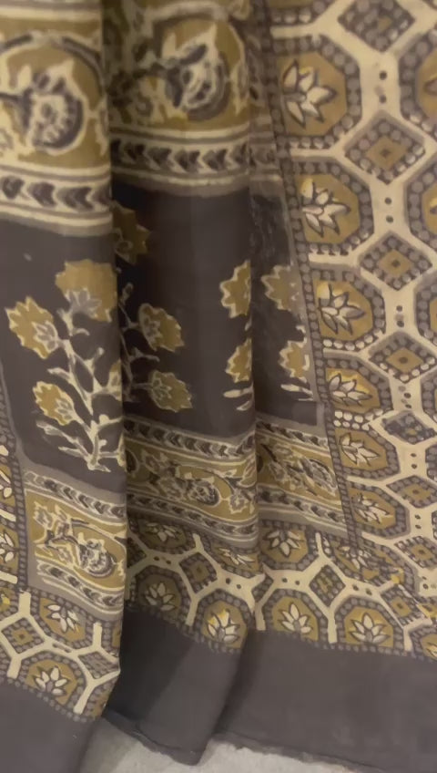 Beige HBP Cotton Saree - SRBCS1714