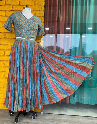 Multi Coloured 100 Kali Skirt